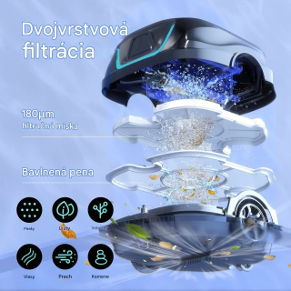Automatický batériový vysávač Wybot A1